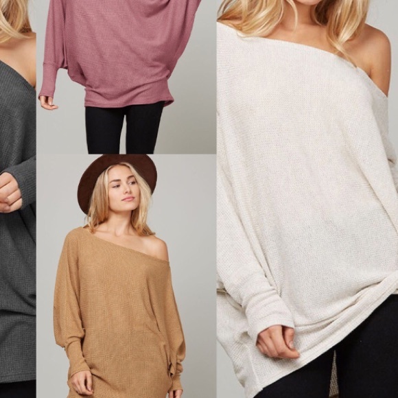 ONLY ONE SMALL LEFT! Beautiful oversize sweater - Picture 4 of 5